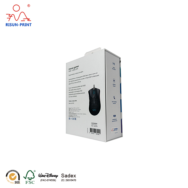 Boîte d'emballage de souris numérique 3C personnalisée