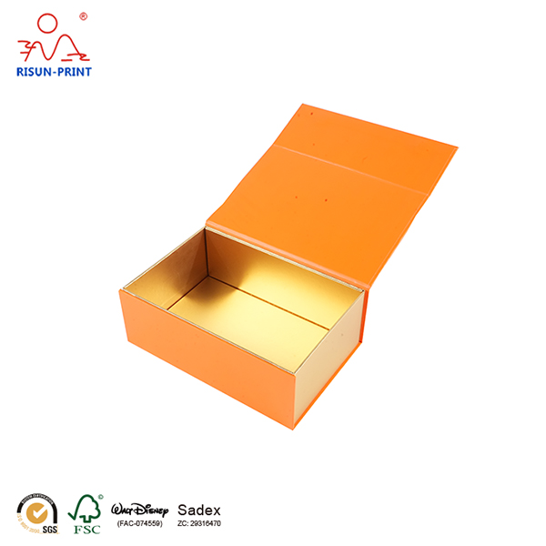 Boîte pliable en carton rigide imprimée sur mesure