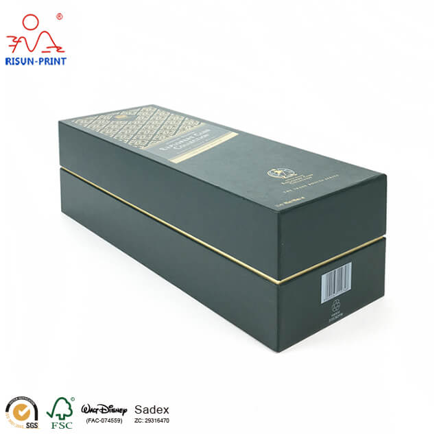 Cardboard wine glass packing box