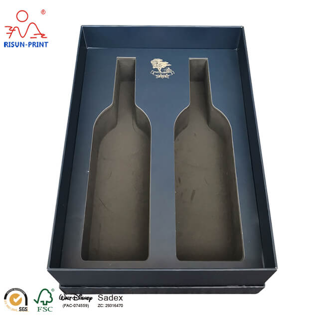 Wine bottle packaging box