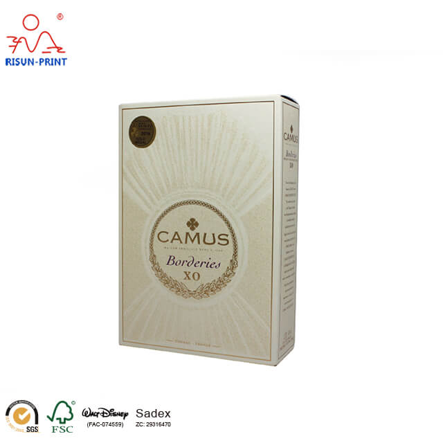 Camus XO gift box packaging