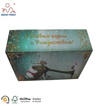 Gold Stamping Paper Gift Box