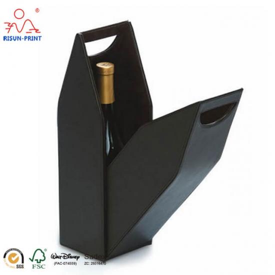 3 Ply Cardboard Black Bottle Wine Packaging Box