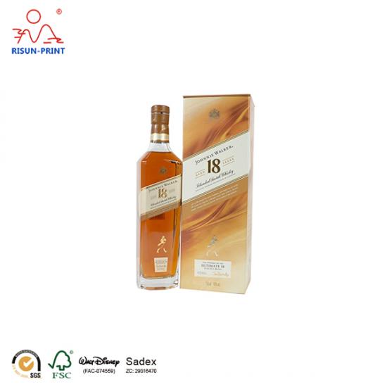 custom packaging cardboard Single whisky wine box